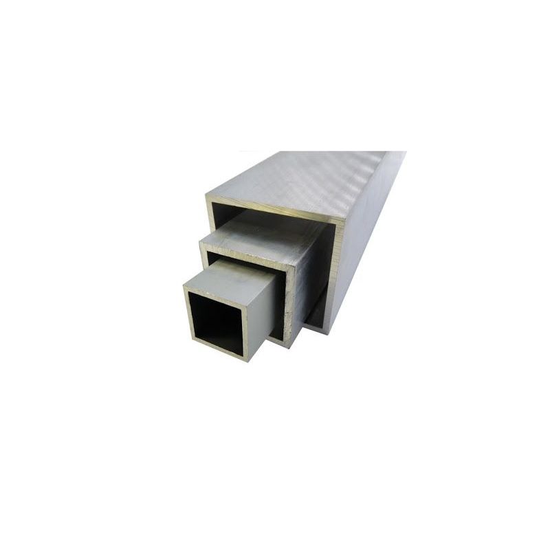 Alumiininen neliöputki 20x20x2-100x100x4mm AlMgSi0,5 neliöputki 0,2-2 metriä Evek GmbH - 1