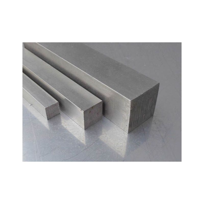 Neliötanko 4x4mm - 50x50mm ruostumaton teräs 1,4301 neliötanko V2A neliö täysi AISI 304 Evek GmbH - 1