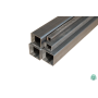 Neliömäinen putki Teräsputki Ontto profiili Teräs neliöputki halkaisija 20x20x2 - 80x80x3 Evek GmbH - 4