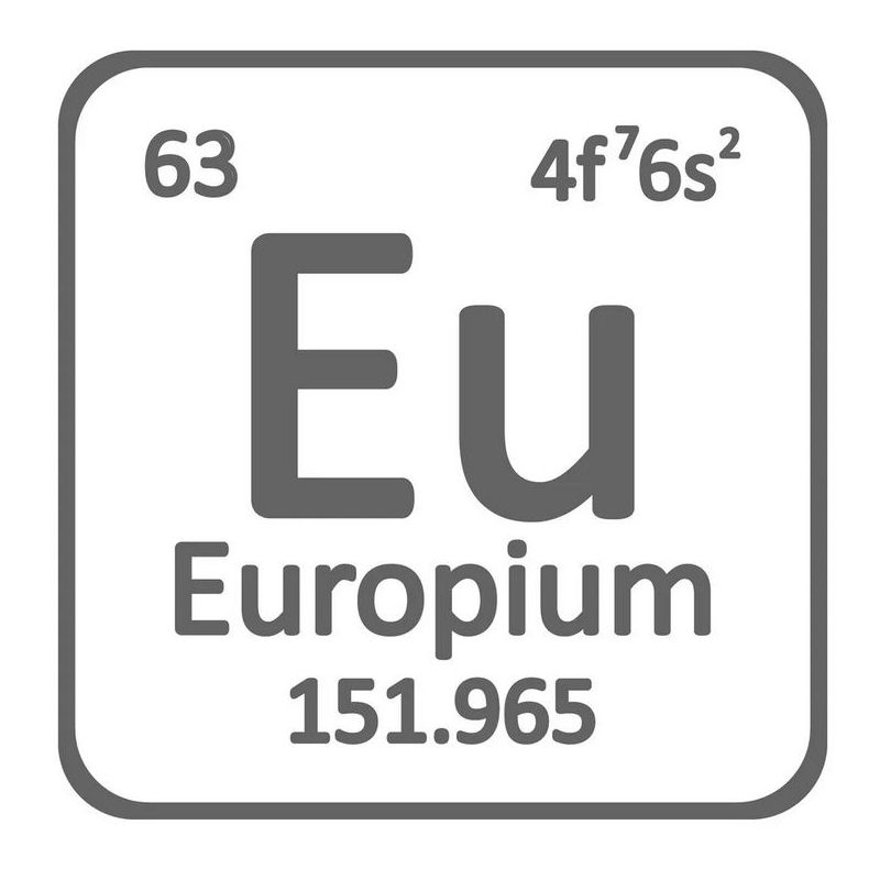 Europium Metal 99,99% puhdasta metallia Eu 63 Element