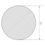 Ruostumaton terästanko 3mm-625mm 1.4404 AISI 316L pyöreä tanko