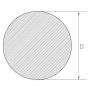 Ruostumattomasta teräksestä valmistettu tanko 2mm-20mm 1.4571 UNS S31635 pyöreä tanko Kiinteä materiaali