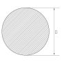 Titaanitanko Ø0.8-400mm Titaaniluokka 2 3.7035 B348 Kiinteä akseli pyöreä tanko