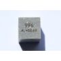 Nikkeli metallikuutio 10x10mm kiillotettu 99,6% puhtaus kuutio