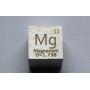 Magnesium Mg metallikuutio 10x10mm kiillotettu 99,95% puhtaus kuutio