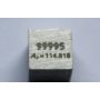 Indium In metallikuutio 10x10mm kiillotettu 99.995% puhtausaste kuutio