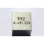 Zirkonium Zr metallikuutio 10x10mm kiillotettu 99,2% puhtaus kuutio