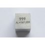 Erbium Er metallikuutio 10x10mm kiillotettu 99.9% puhtaus kuutio
