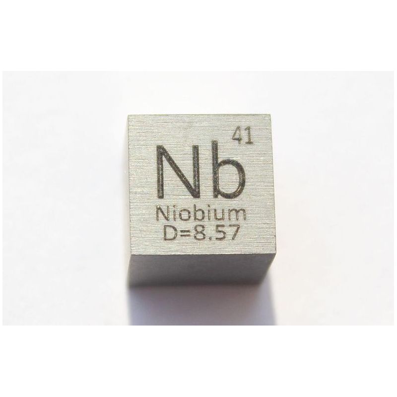 Niobium Nb metallikuutio 10x10mm kiillotettu 99,95% puhtaus Niobium kuutio