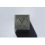 Yttrium Y metallikuutio 10x10mm kiillotettu 99,9% puhtausaste kuutio