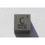 Hiili C metallikuutio 10x10mm kiillotettu 99.9% puhtaus kuutio