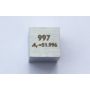 Metallikuutio kiillotettu 10x10mm puhtaus kuutio