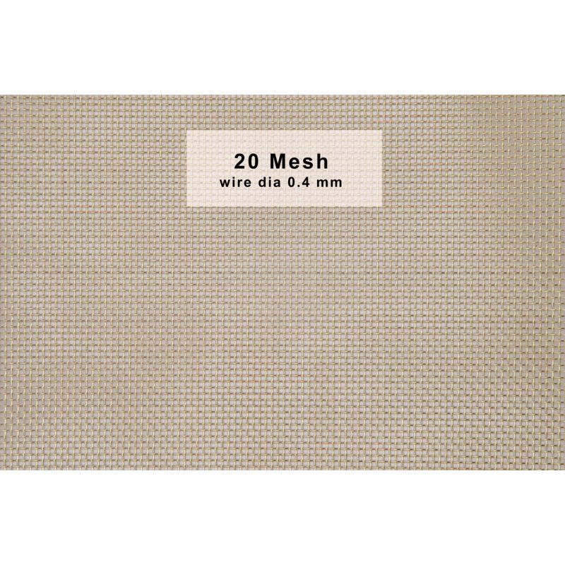 Messinkiverkko 20-120 Silmien leveys 50mm-300mm CuZn36 CW507L Suodatinlanka verkosta